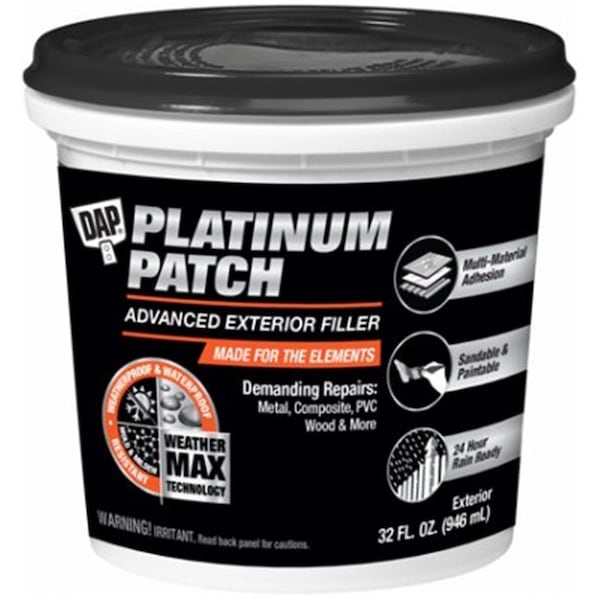 Dap Dap Adhesives 18787 Platinum Patch Exterior Filler - 32 oz 18787 - main